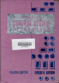 INTRODUCTION TO CONTROL SYSTEM TECHNOLOGY/ROBERT N. BATESON P.E.