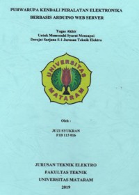 PURWARUPA KENDALI PERALATAN ELEKTRONIKA BERBASIS ARDUINO WEB SERVER