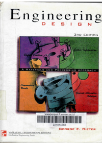 Engineering Design Second Edition / George E. Dieter