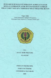PENGARUH PENGGUNAAN FRAGMEN KACA SEBAGAI PENGGANTI
SEBAGIAN AGREGAT HALUS TERHADAP SIFAT MEKANIK BETON SCC (SELF
COMPACTING CONCRETE)