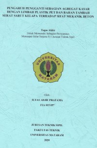 PENGARUH PENGGUNAAN FRAGMEN KACA SEBAGAI PENGGANTI
SEBAGIAN AGREGAT HALUS TERHADAP SIFAT MEKANIK BETON SCC (SELF
COMPACTING CONCRETE)