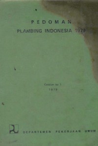 PEDOMAN PLAMBING INDONESIA 1979