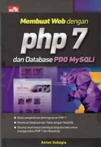 Membuat Web dengan PhP 7 Dan Database PDO MySQLi